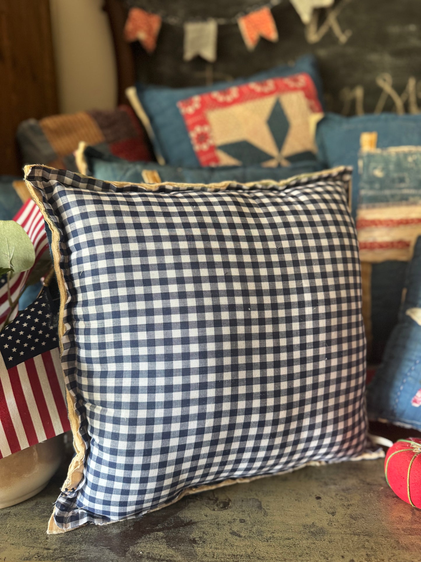 Layered Americana Pillow 1