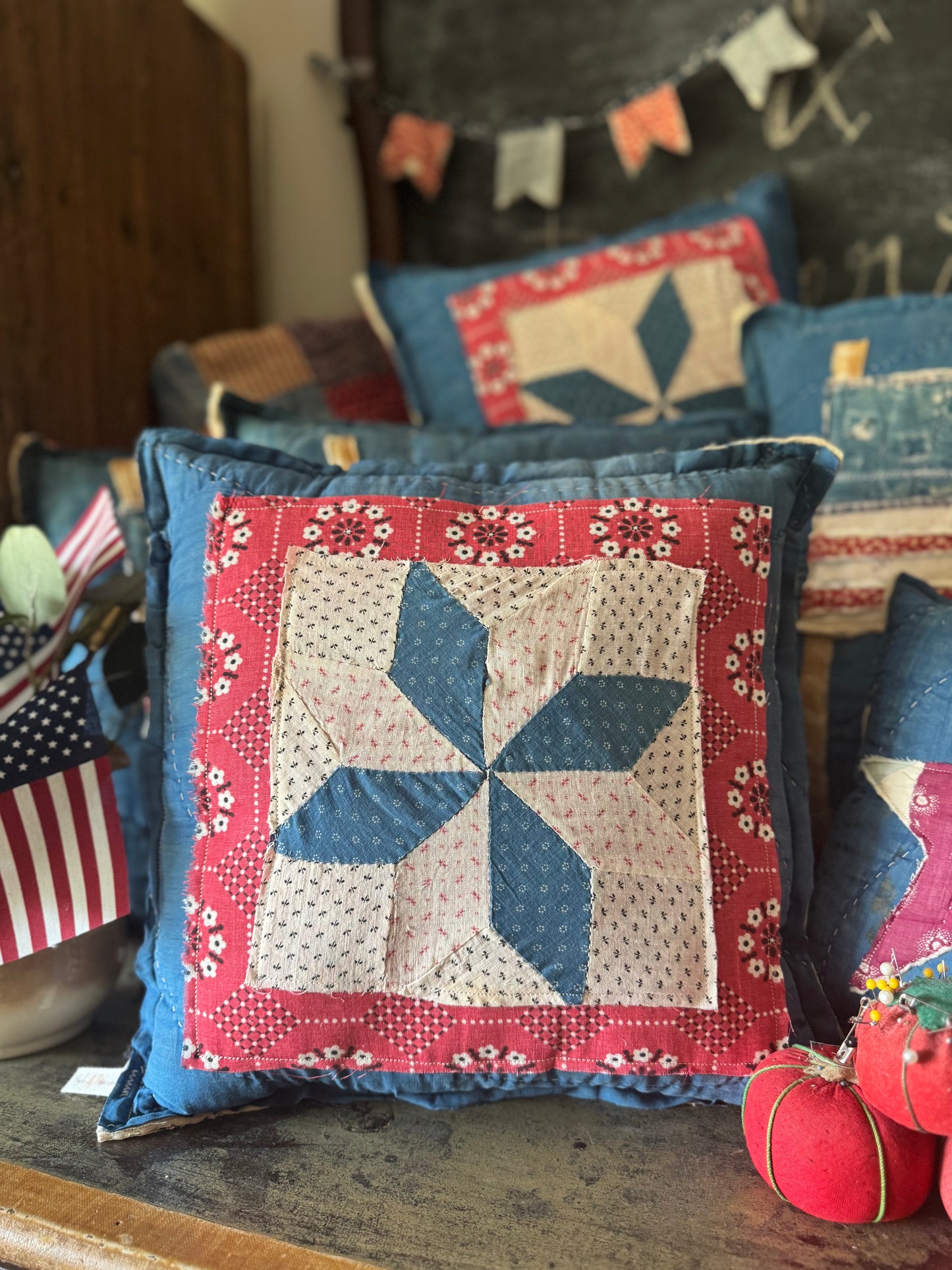 Layered Americana Pillow 1