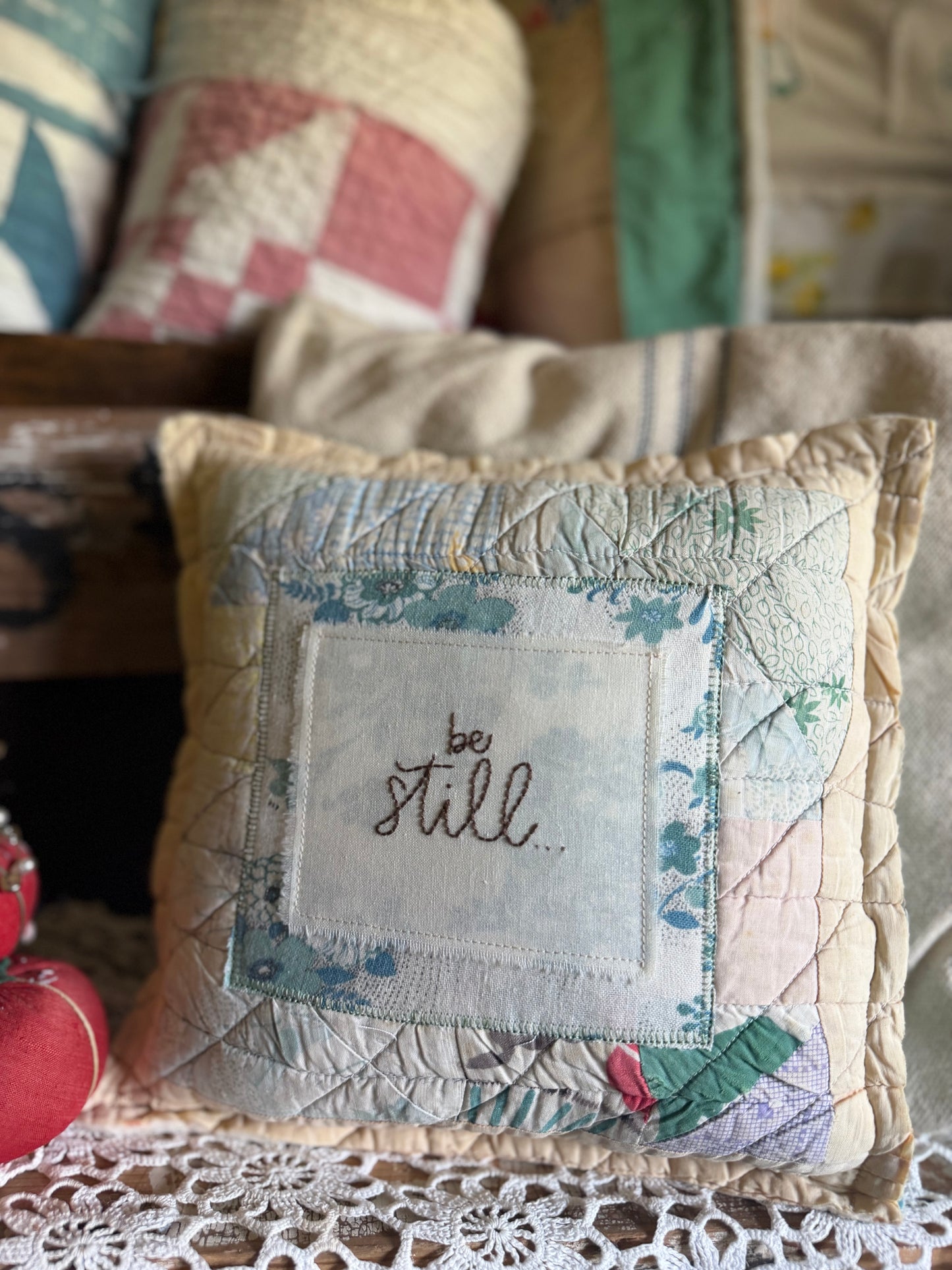 Be Still Pillow 2