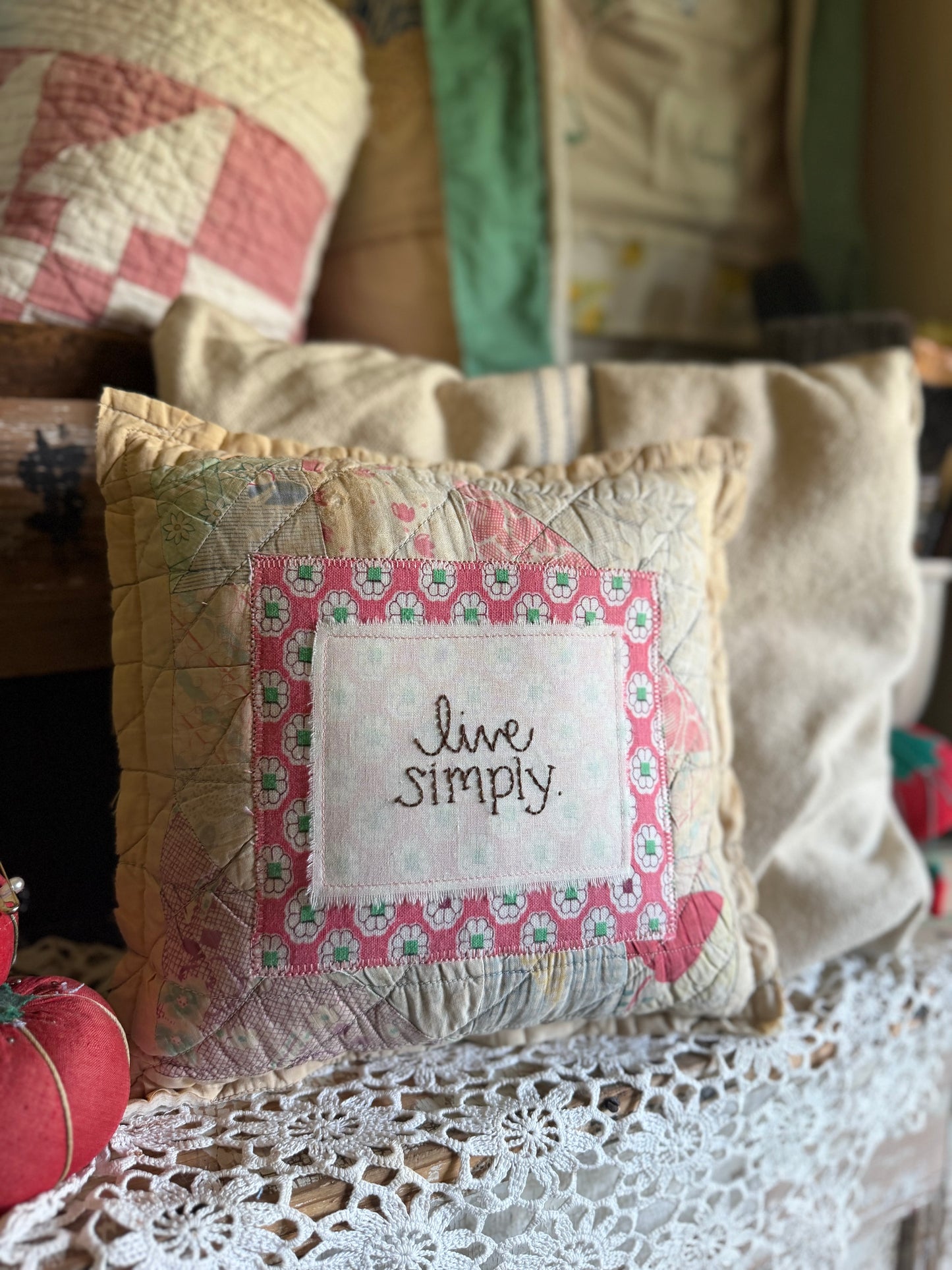 Live Simply Pillow 12