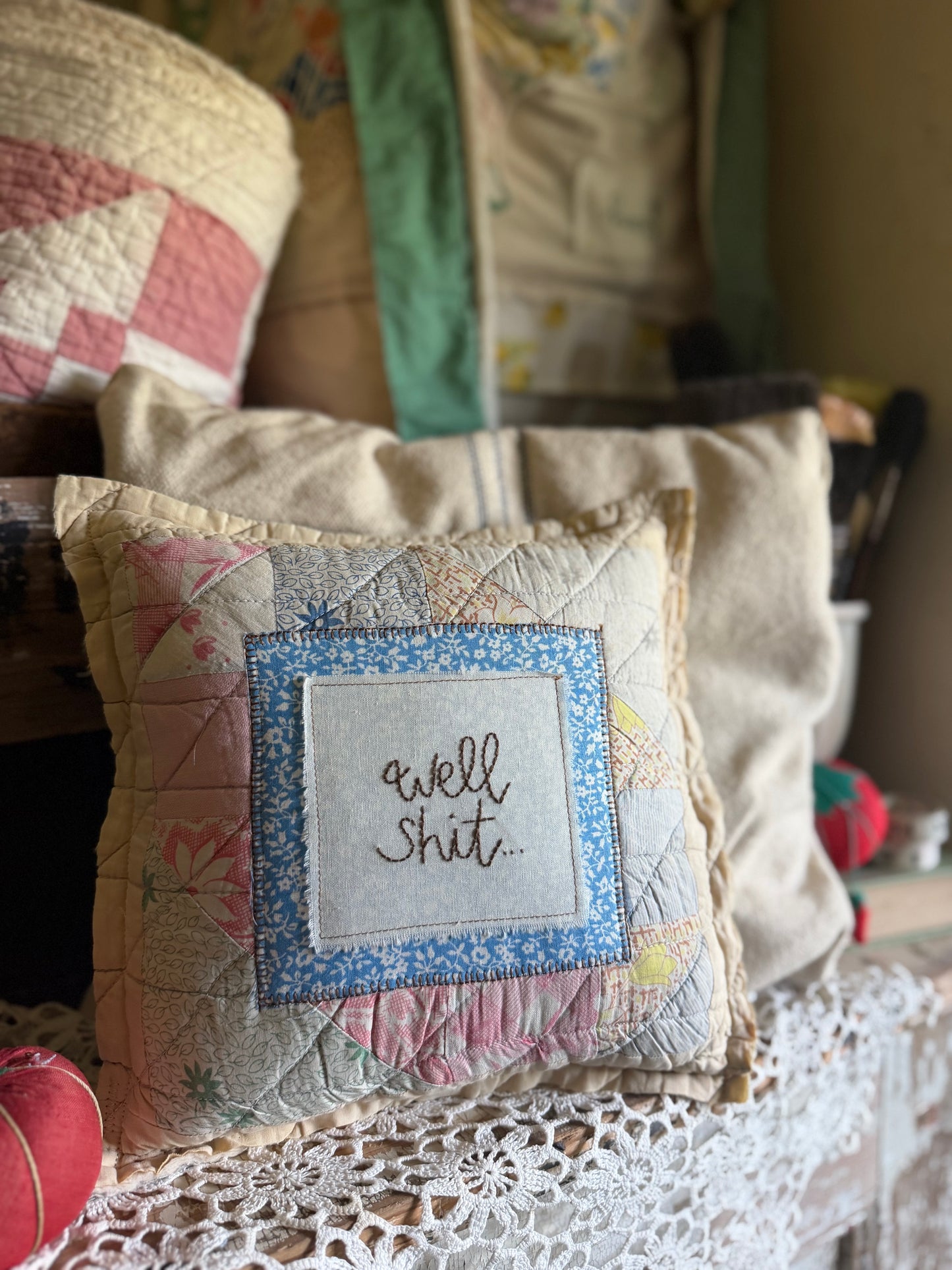 Well Shit Pillow 4
