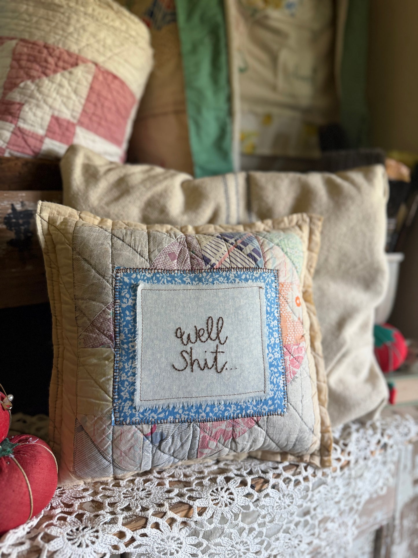 Well Shit Pillow 5