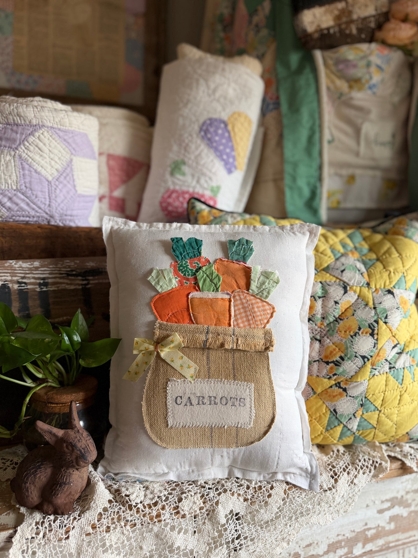 Bag O’Carrots Pillow 2