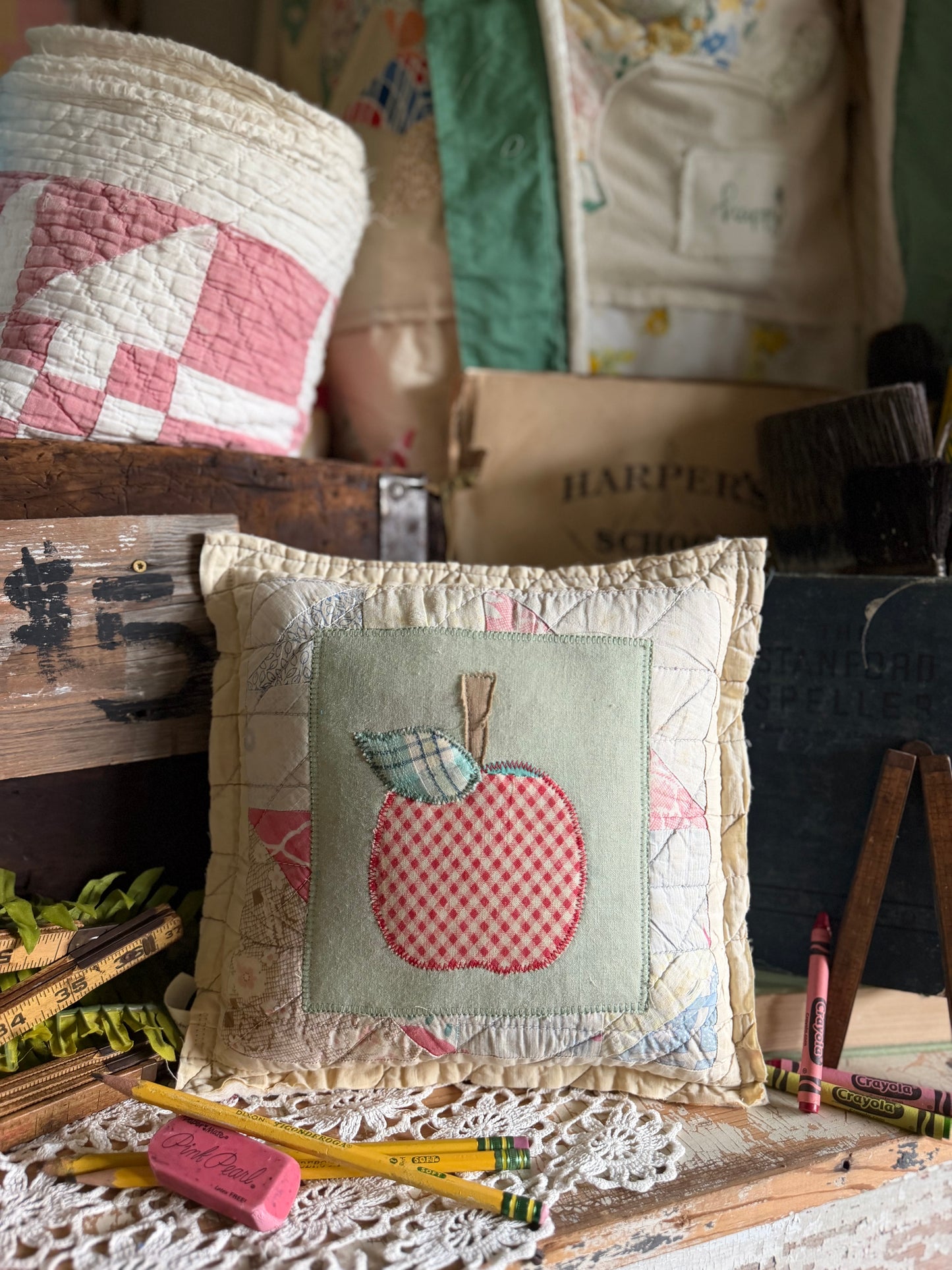 Apple a Day Pillow 6