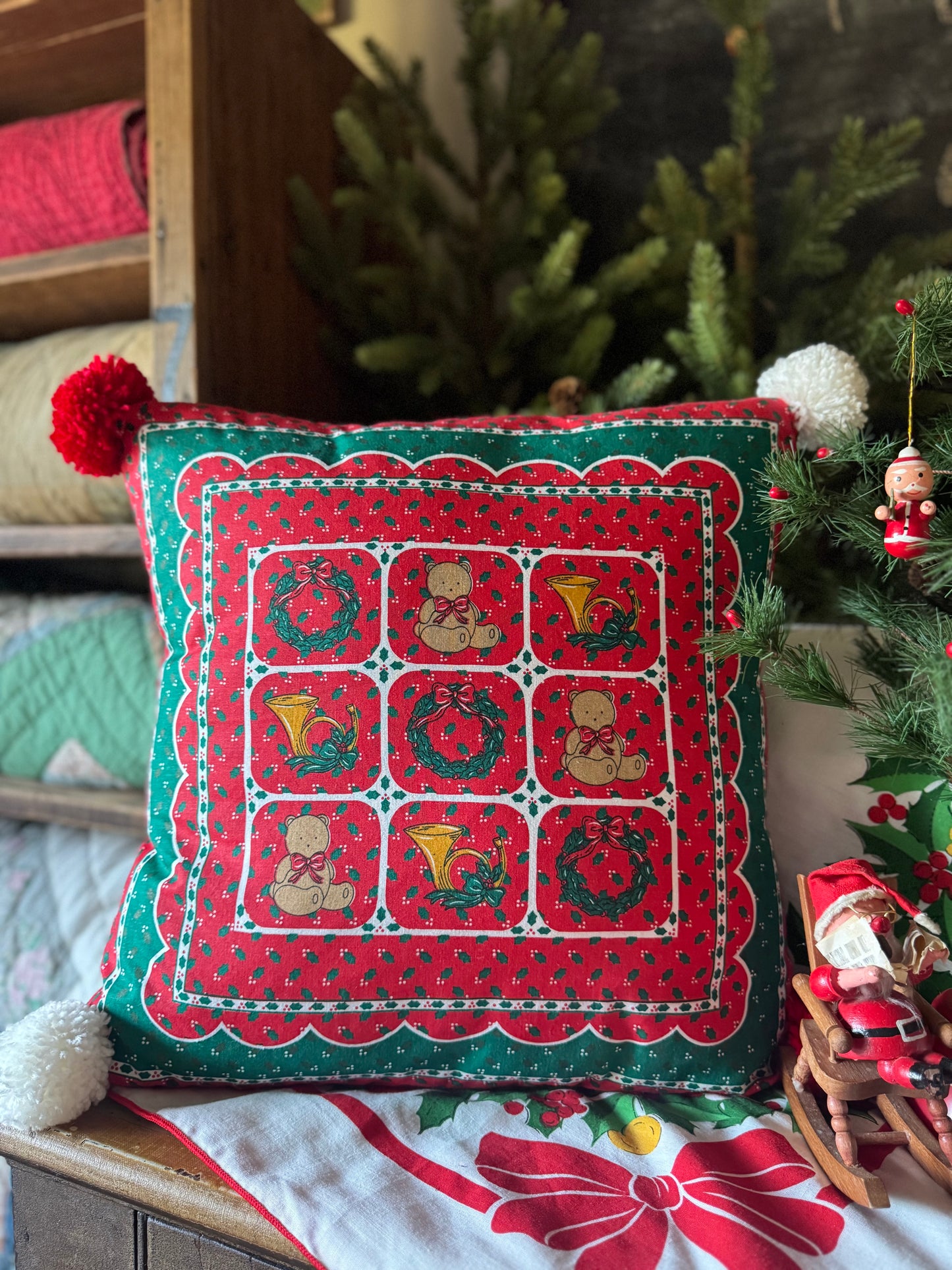 Classic Christmas Pillow Cover