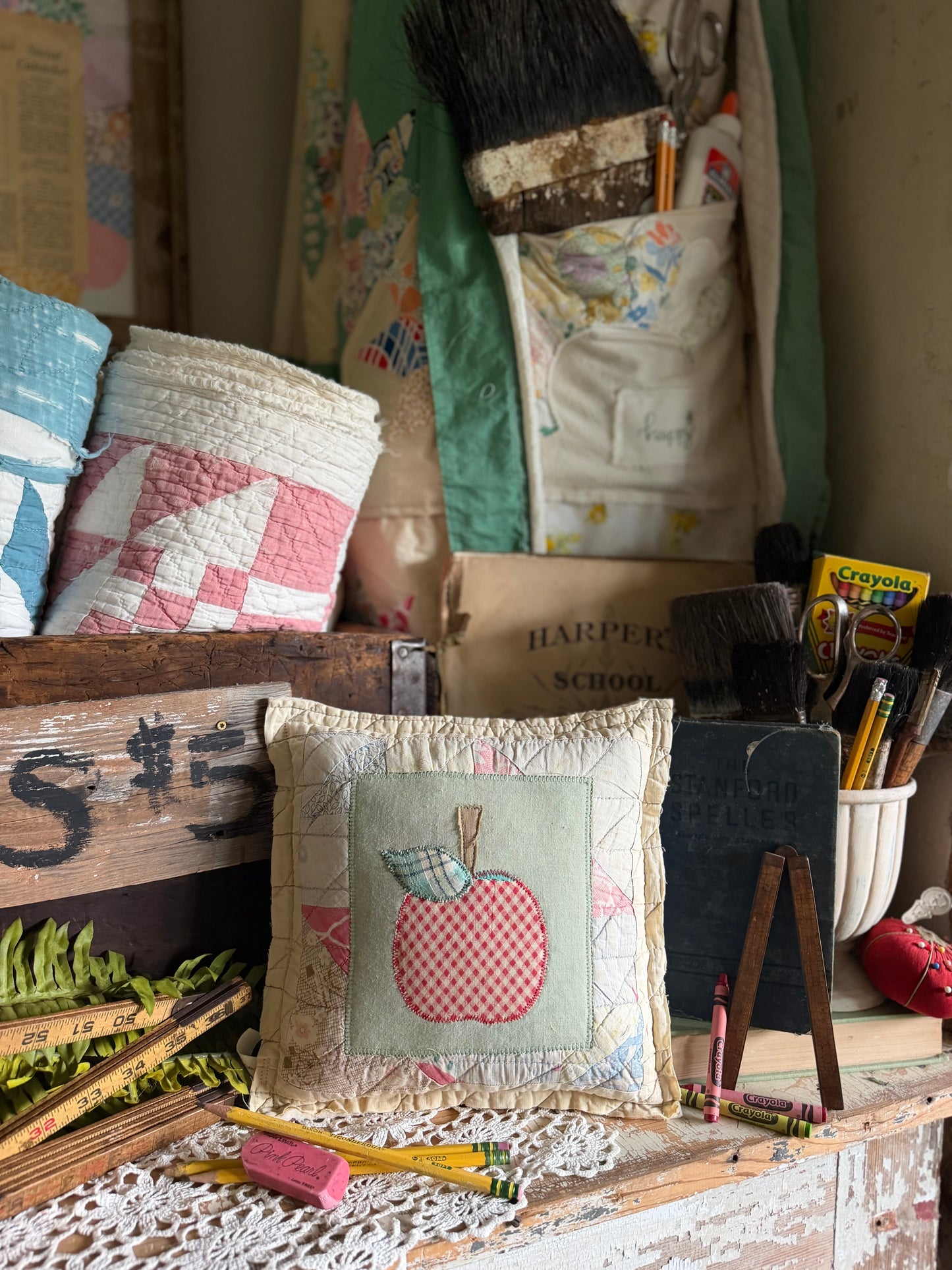 Apple a Day Pillow 6