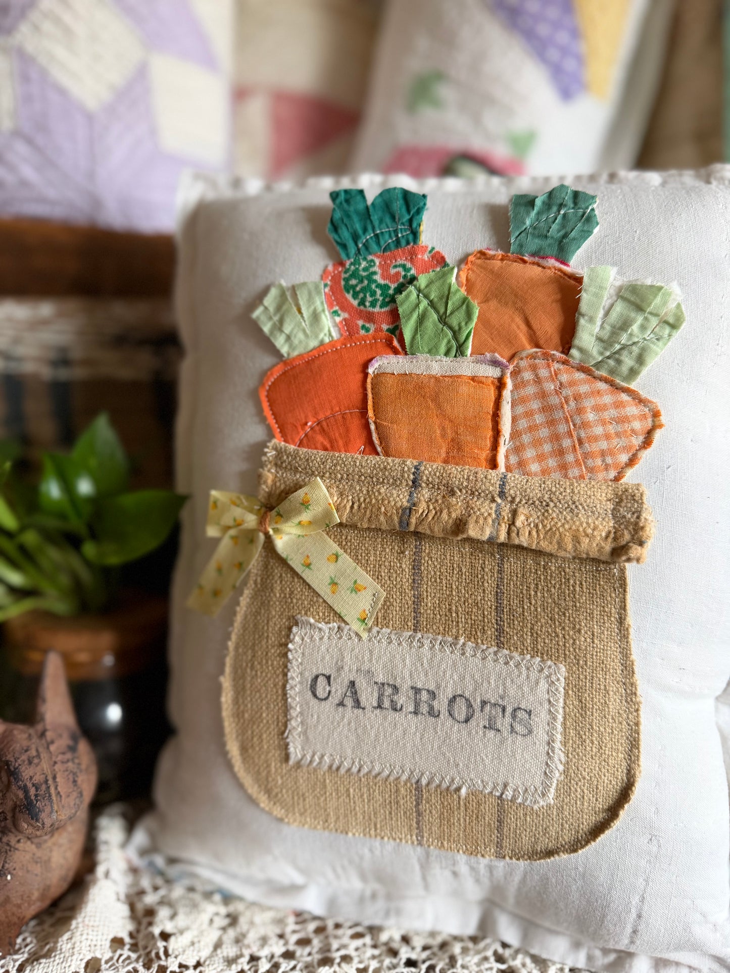 Bag O’Carrots Pillow 2
