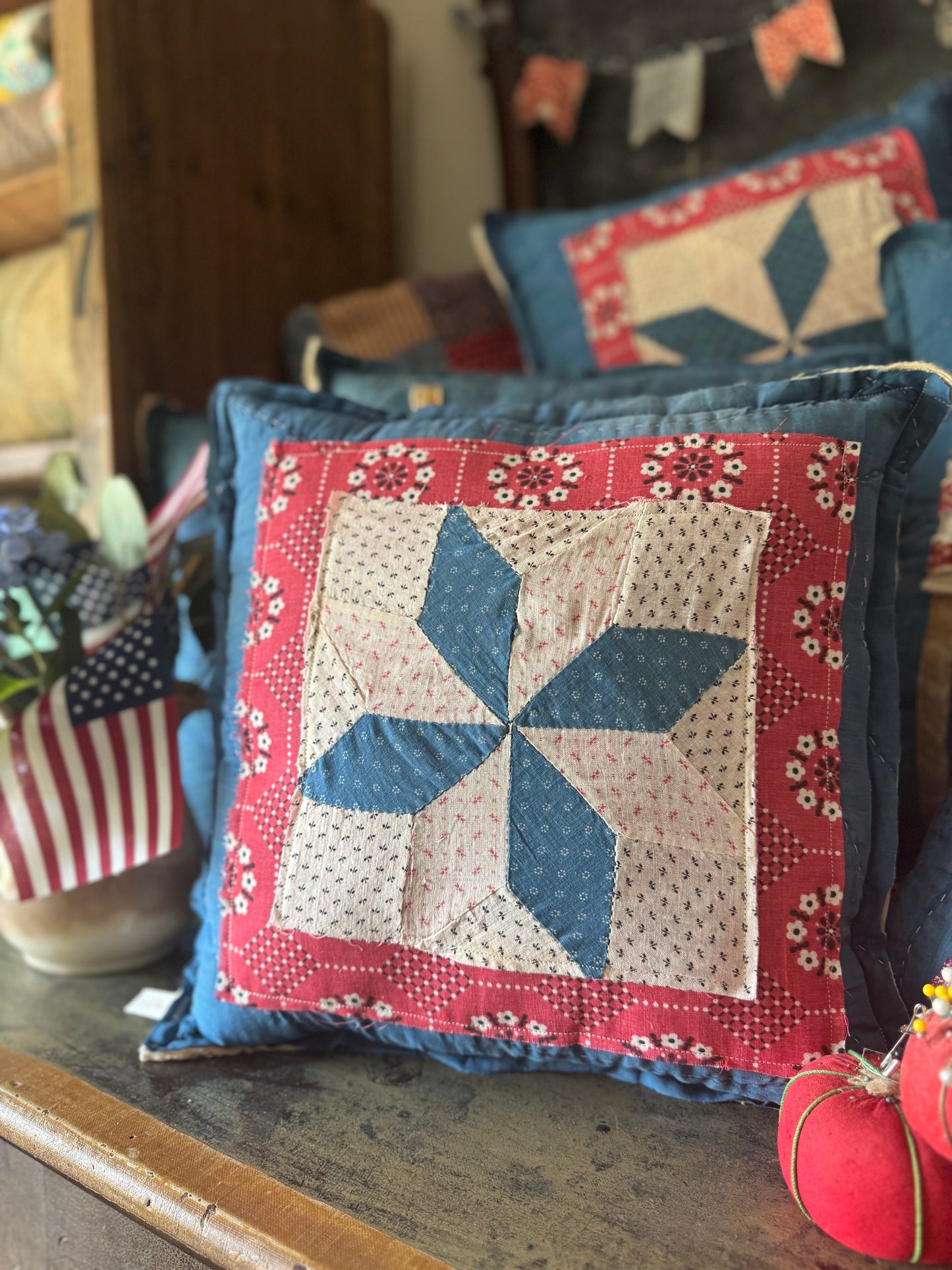 Layered Americana Pillow 1