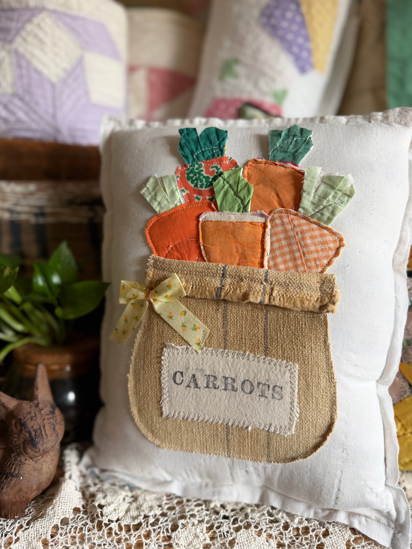Bag O’Carrots Pillow 2