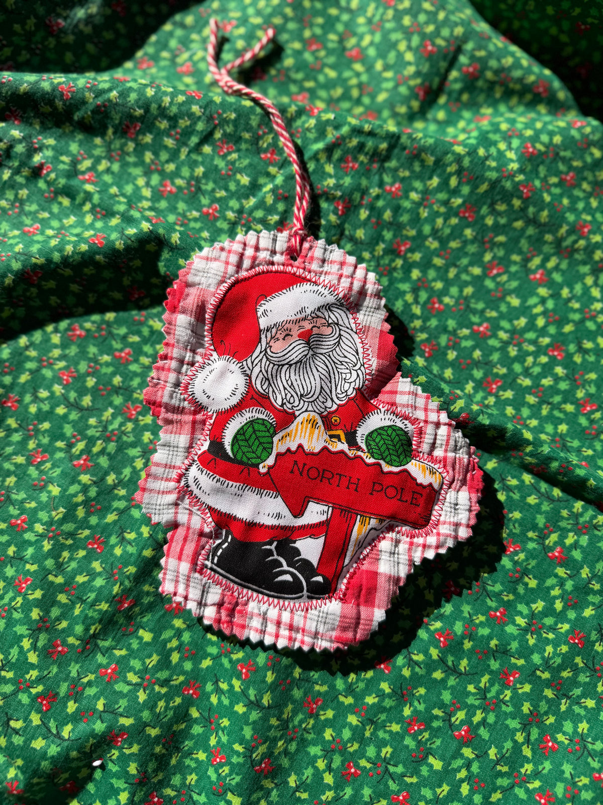 Santa Ornament 2