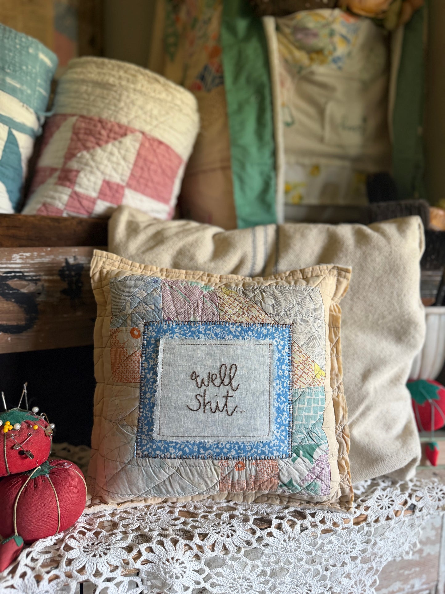 Well Shit Pillow 6