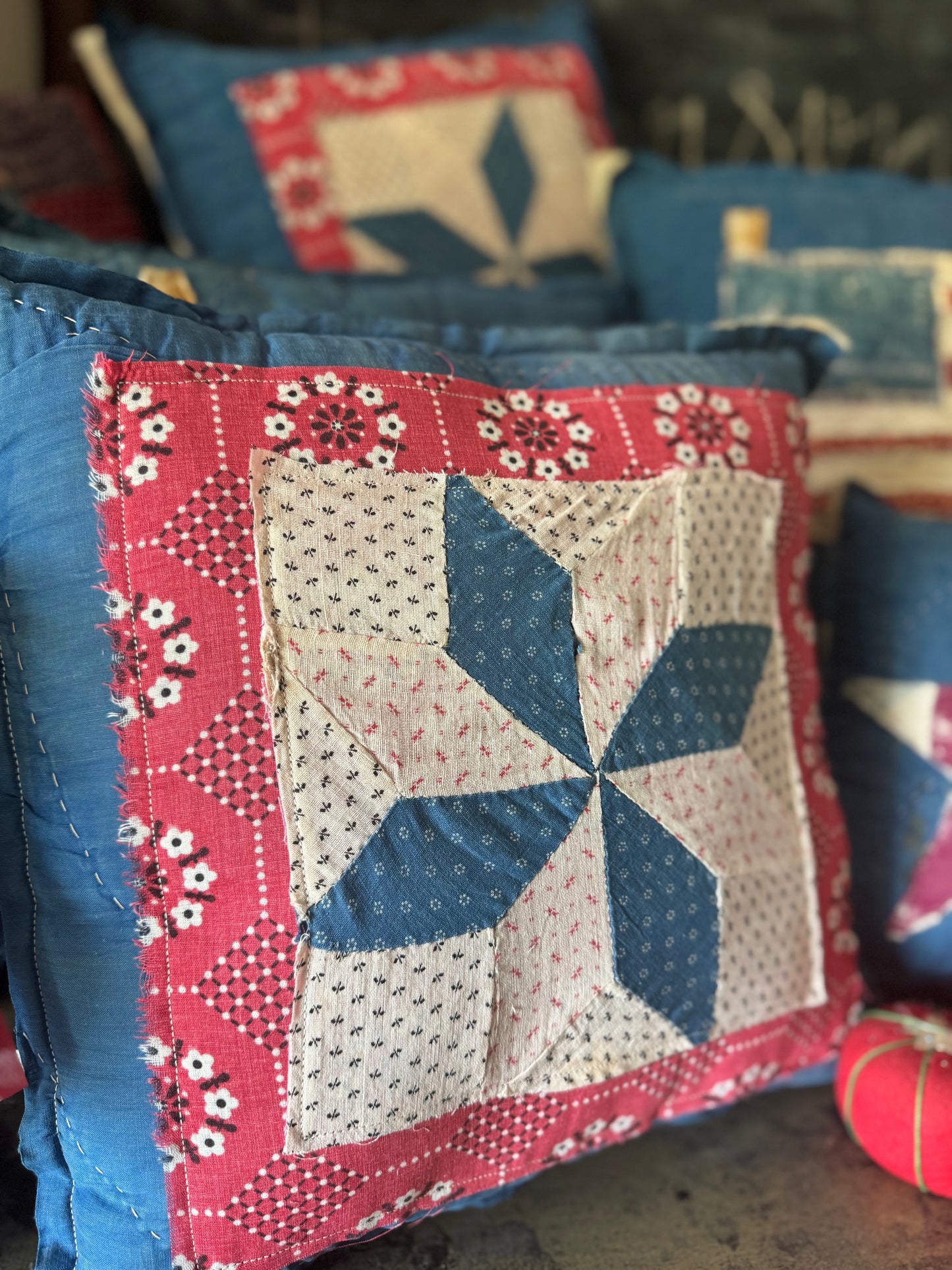 Layered Americana Pillow 1