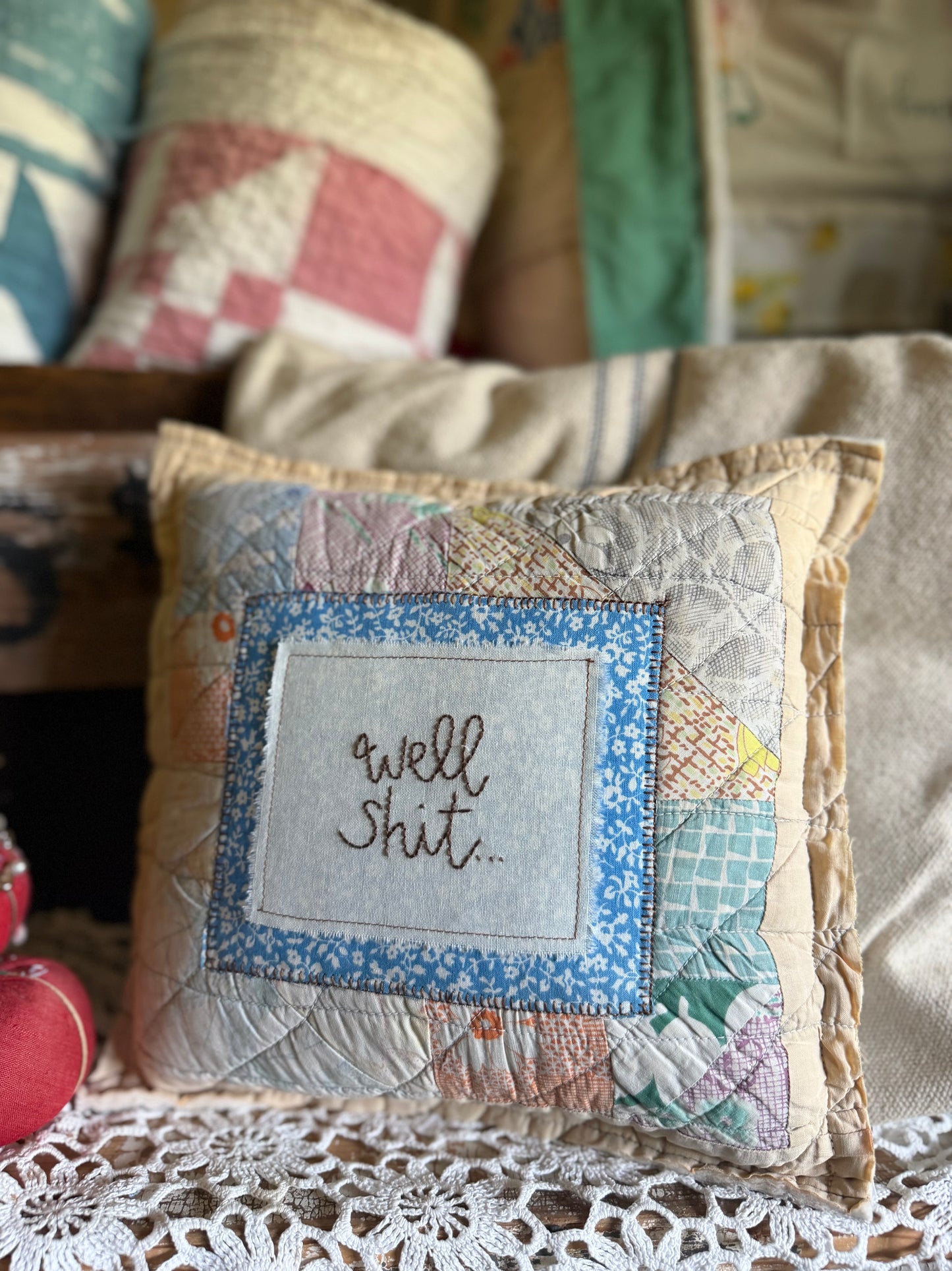 Well Shit Pillow 6