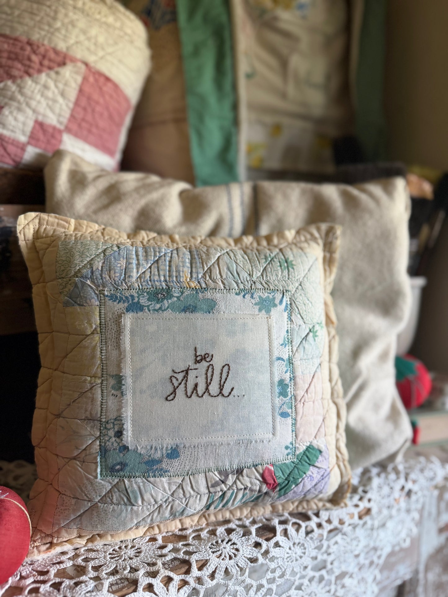 Be Still Pillow 2