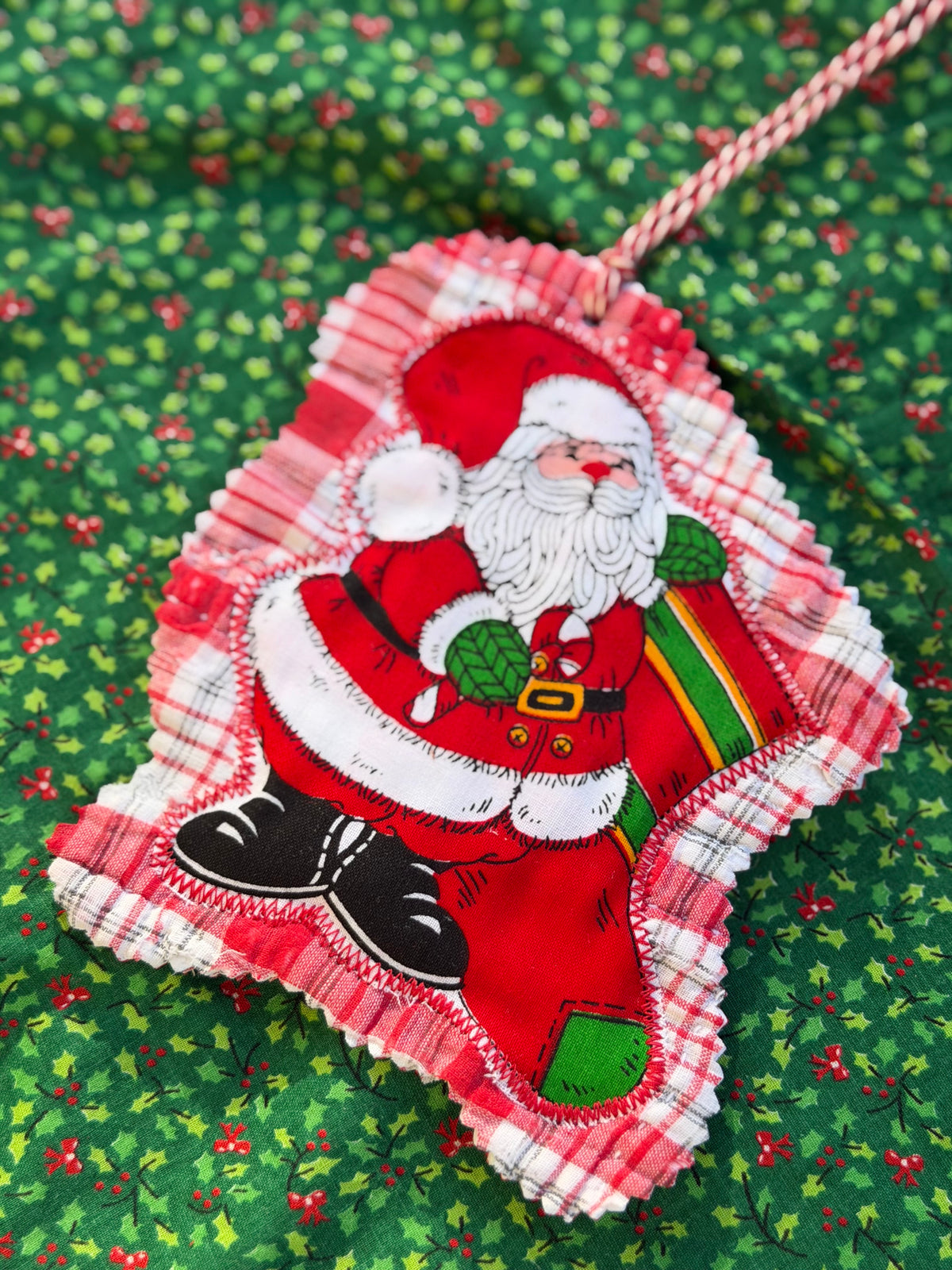 Santa Ornament 6