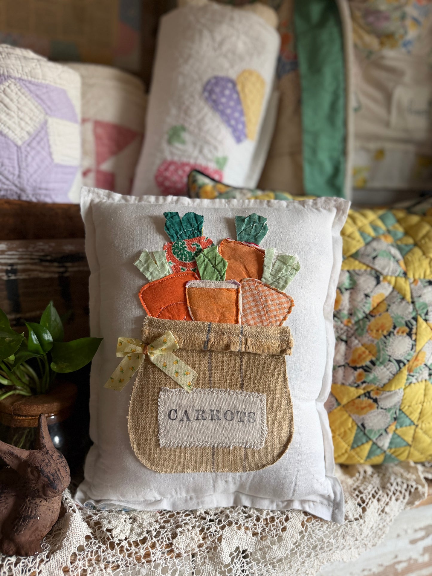 Bag O’Carrots Pillow 2