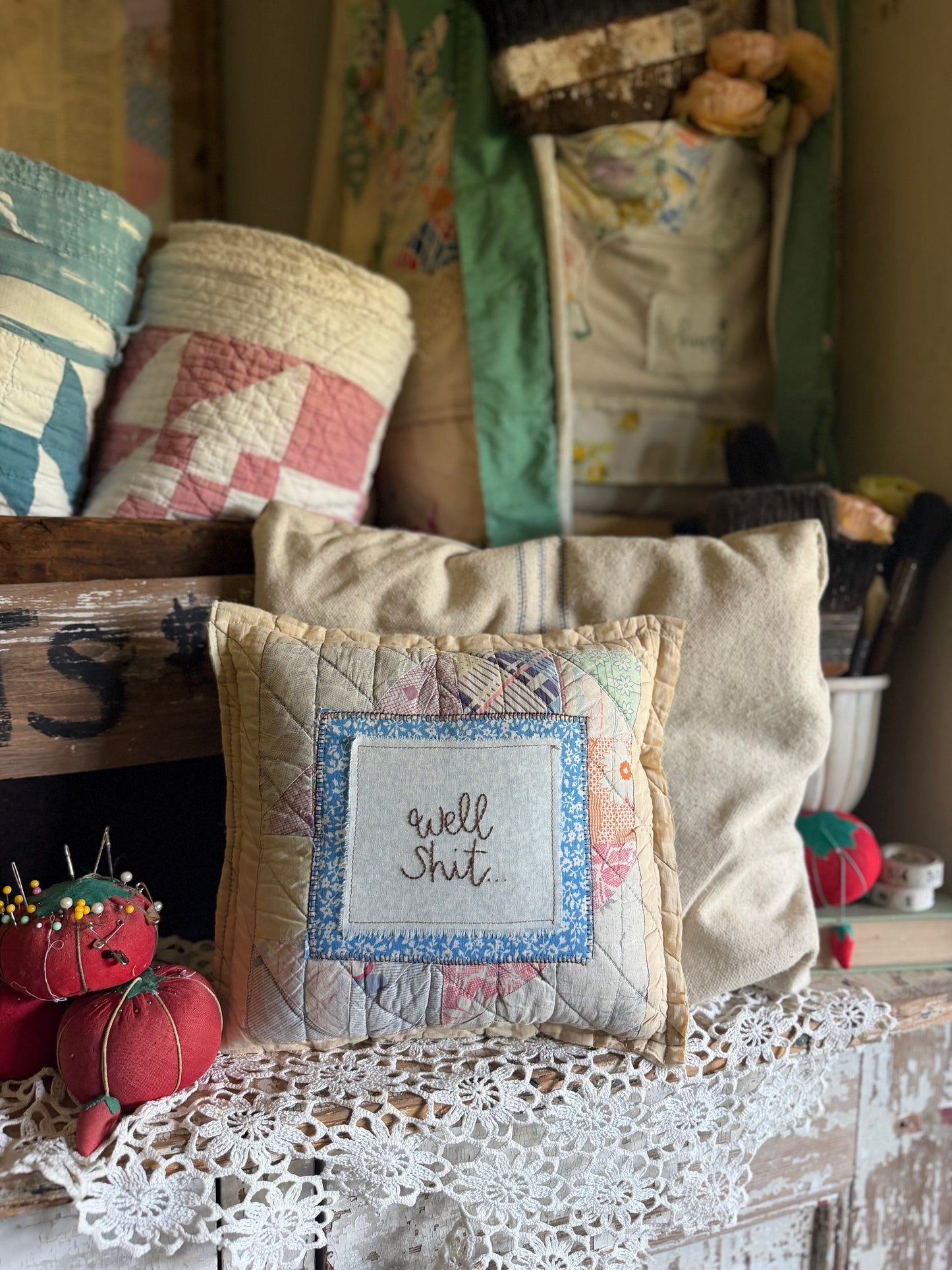 Well Shit Pillow 5