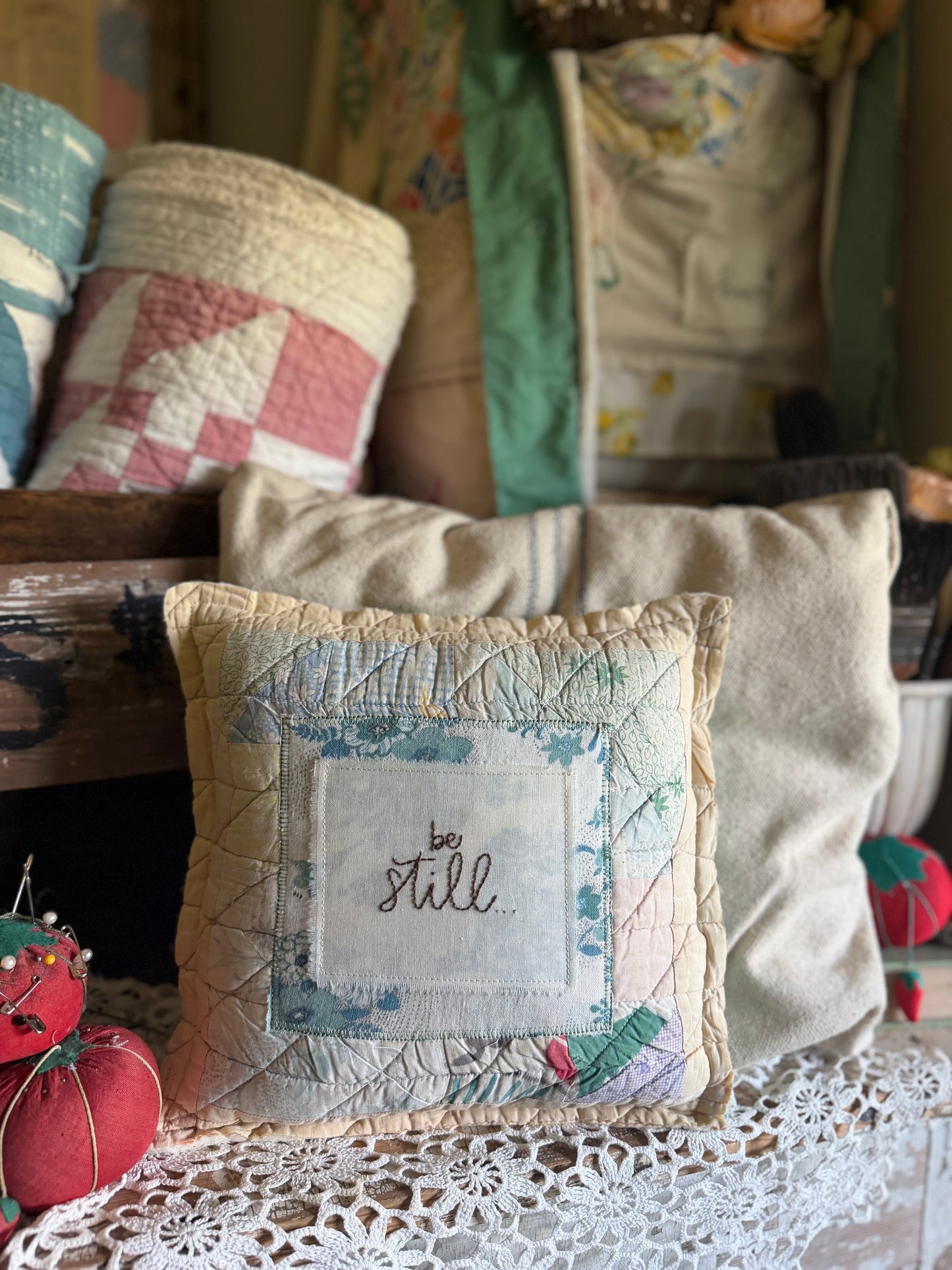 Be Still Pillow 2