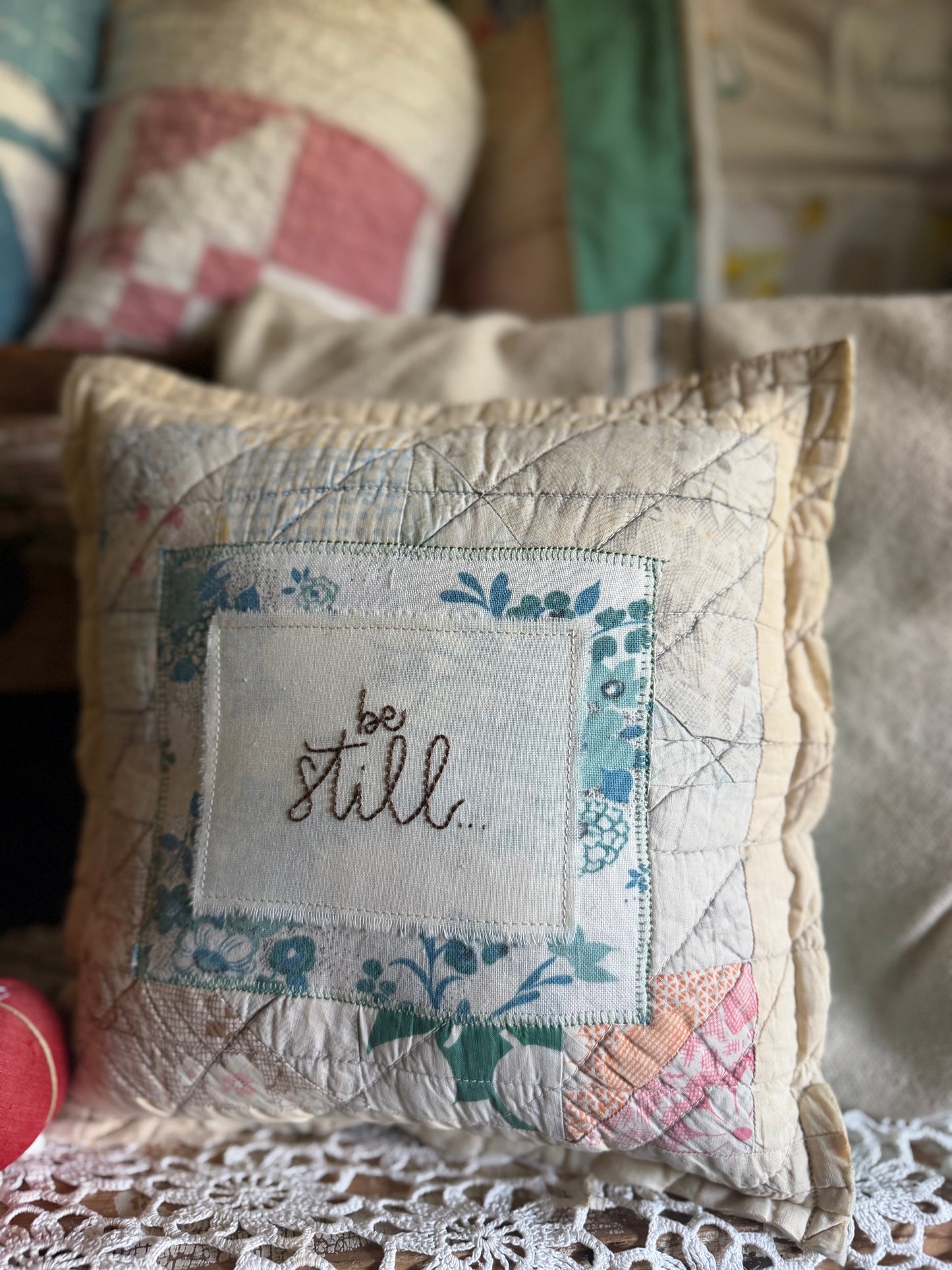 Be Still Pillow 1
