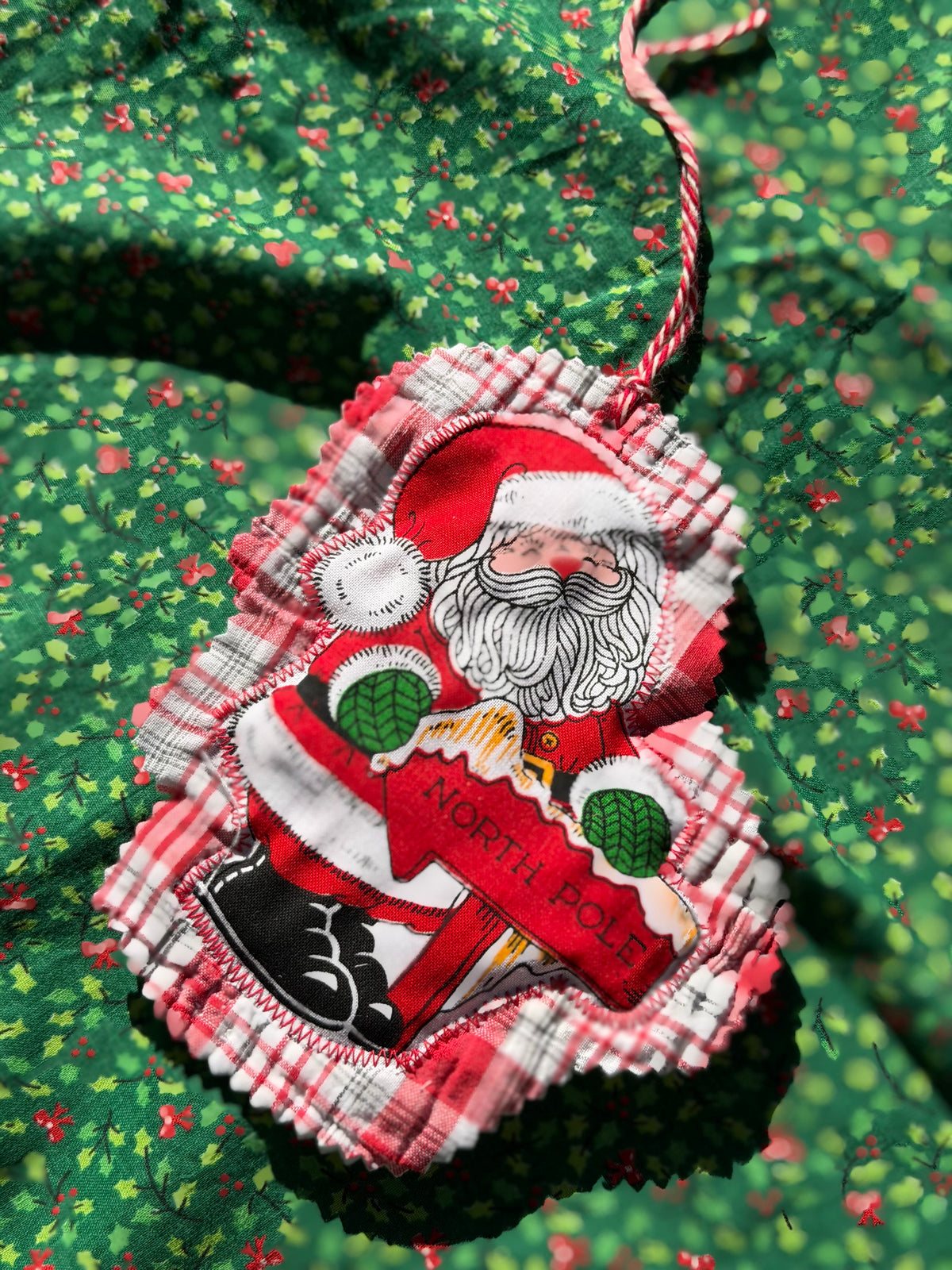 Santa Ornament 2