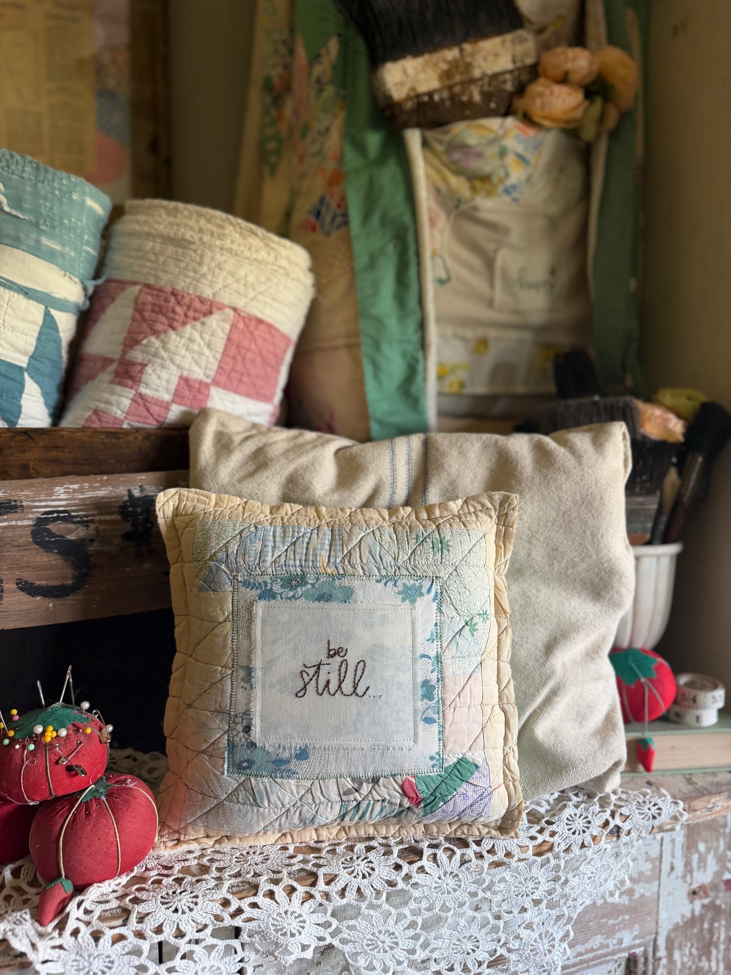 Be Still Pillow 2