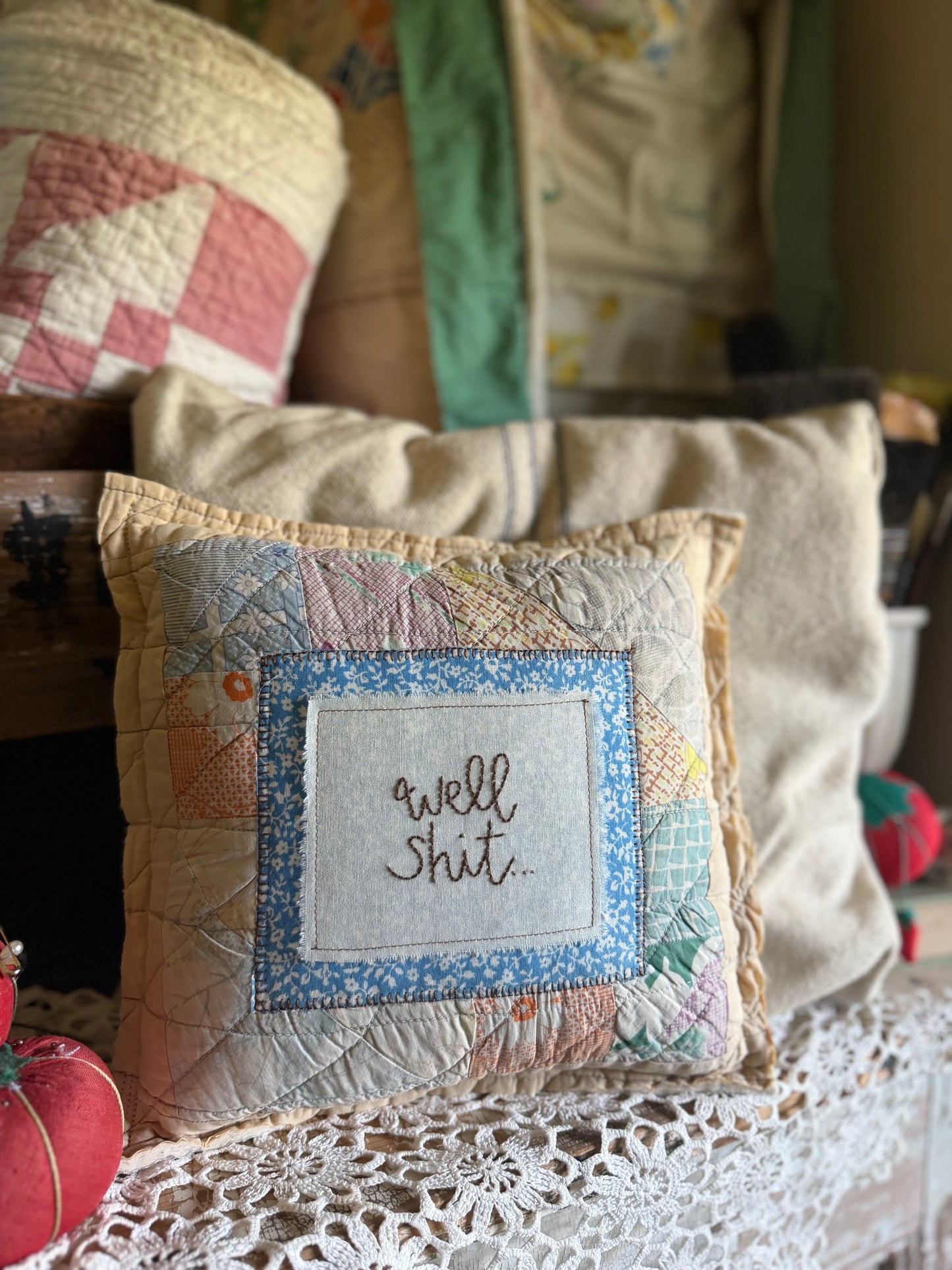 Well Shit Pillow 6