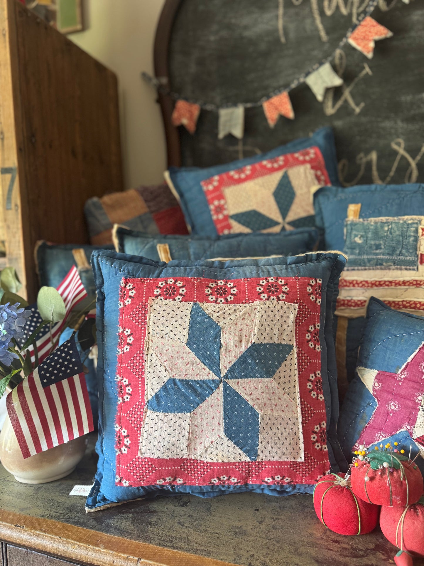 Layered Americana Pillow 1