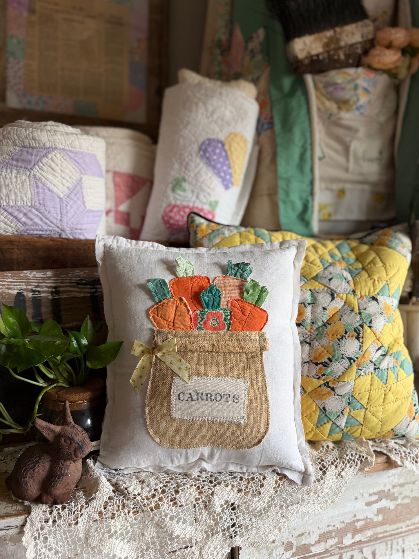 Bag O’Carrots Pillow 1