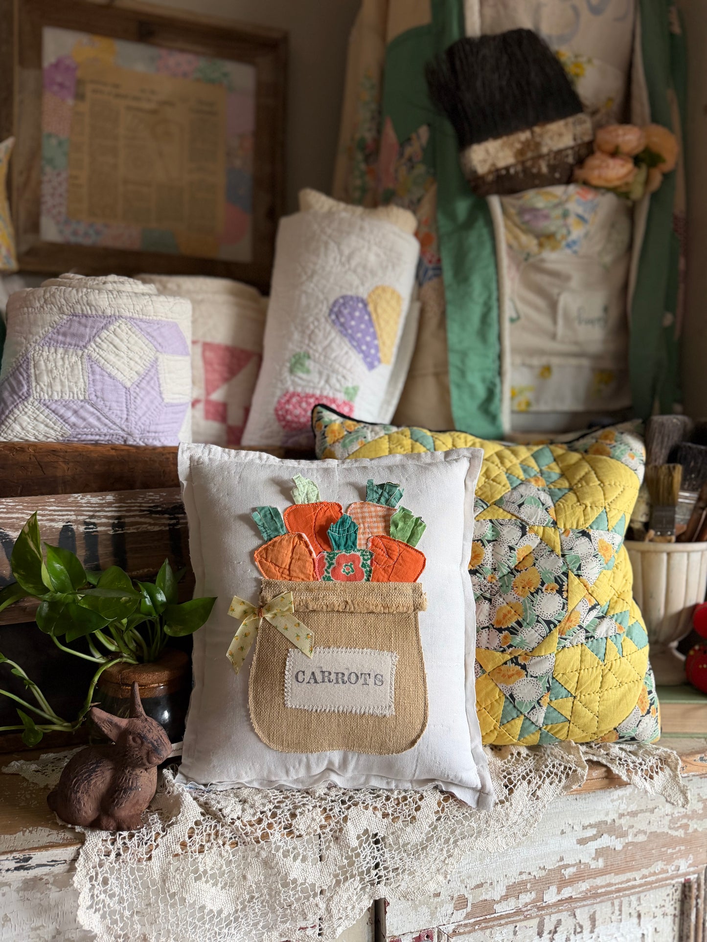 Bag O’Carrots Pillow 1