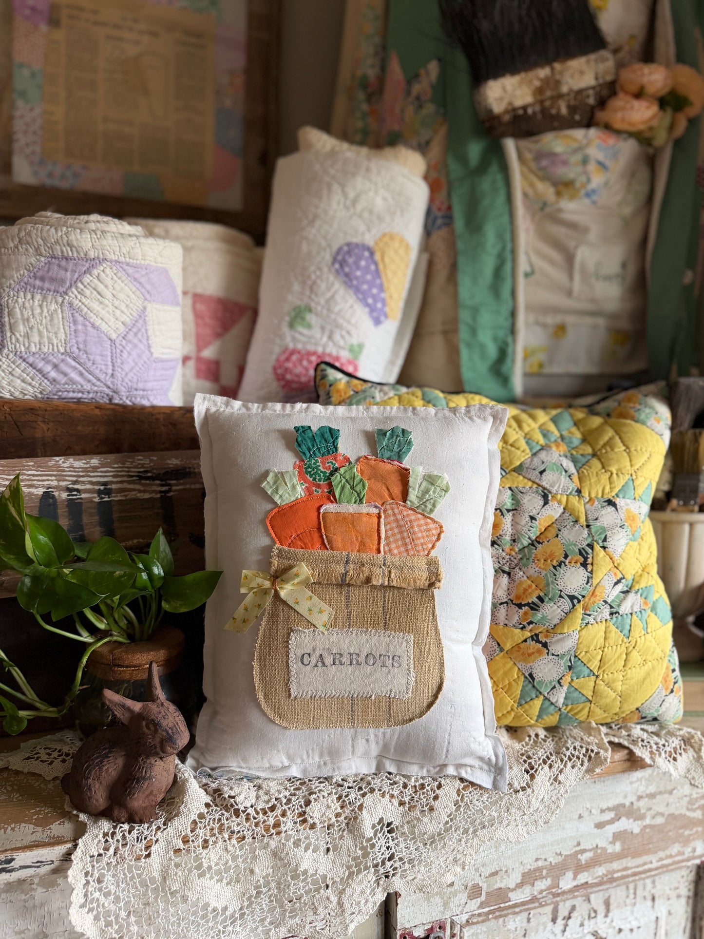 Bag O’Carrots Pillow 2