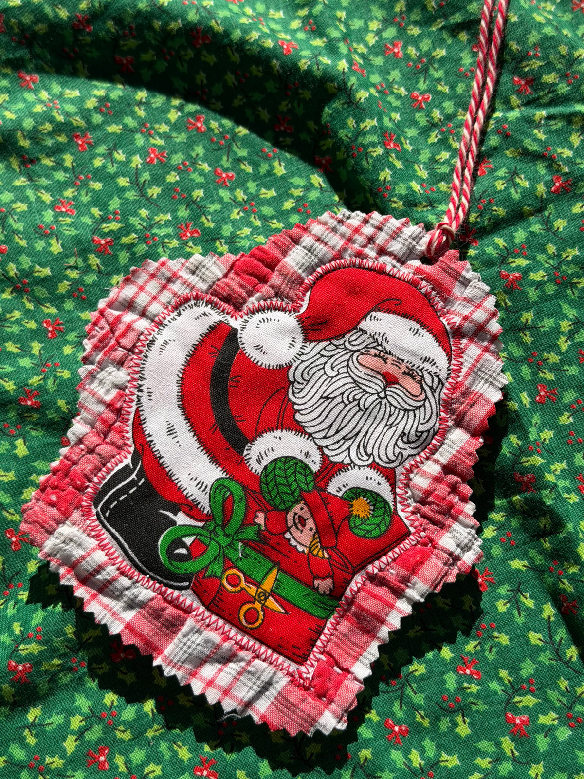 Santa Ornament 4