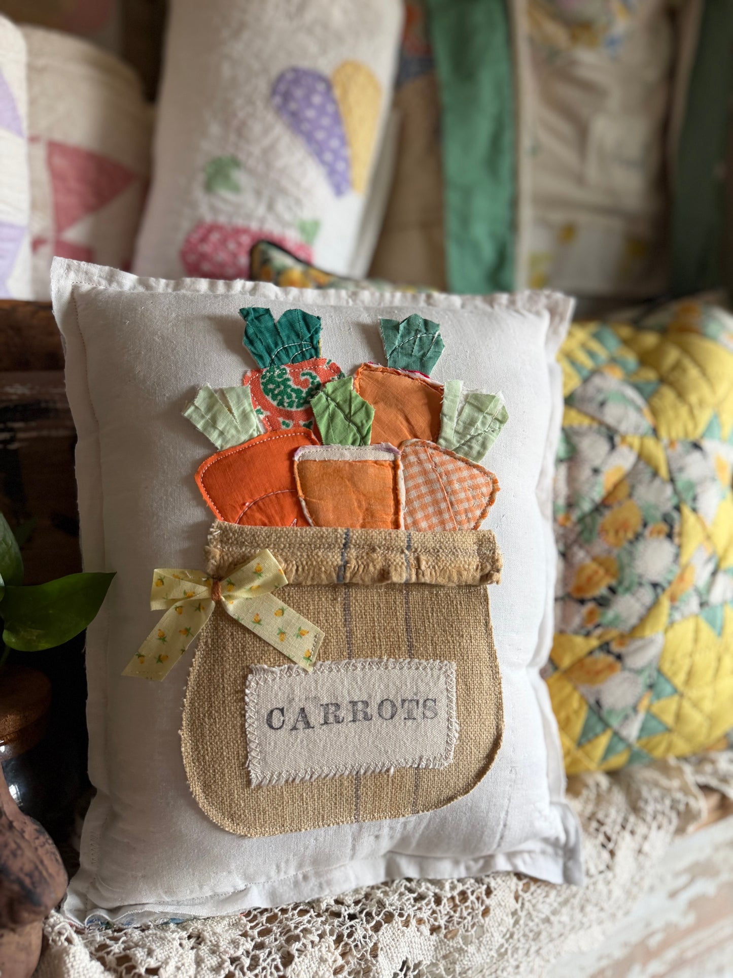 Bag O’Carrots Pillow 2